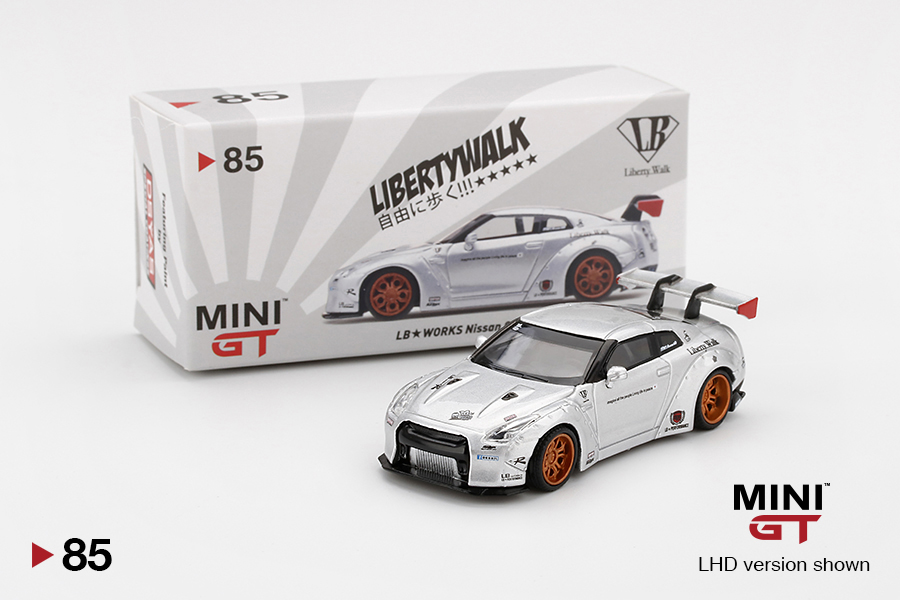 LB☆WORKS Nissan GT-R (R35) Magic Pearl Type 1, Rear Wing ver 1