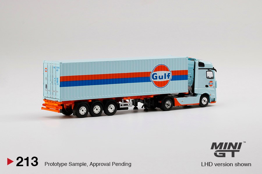 Mini GT 1:64 Mercedes-Benz Actros w/ 40 Ft Container 