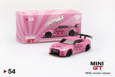 ミニカー MINIGT 85 Nissan GTR LBWK magic Pearl MINI GT LB-WORKS Nissan GT-R (R35) Magic Pearl (Rare) / No