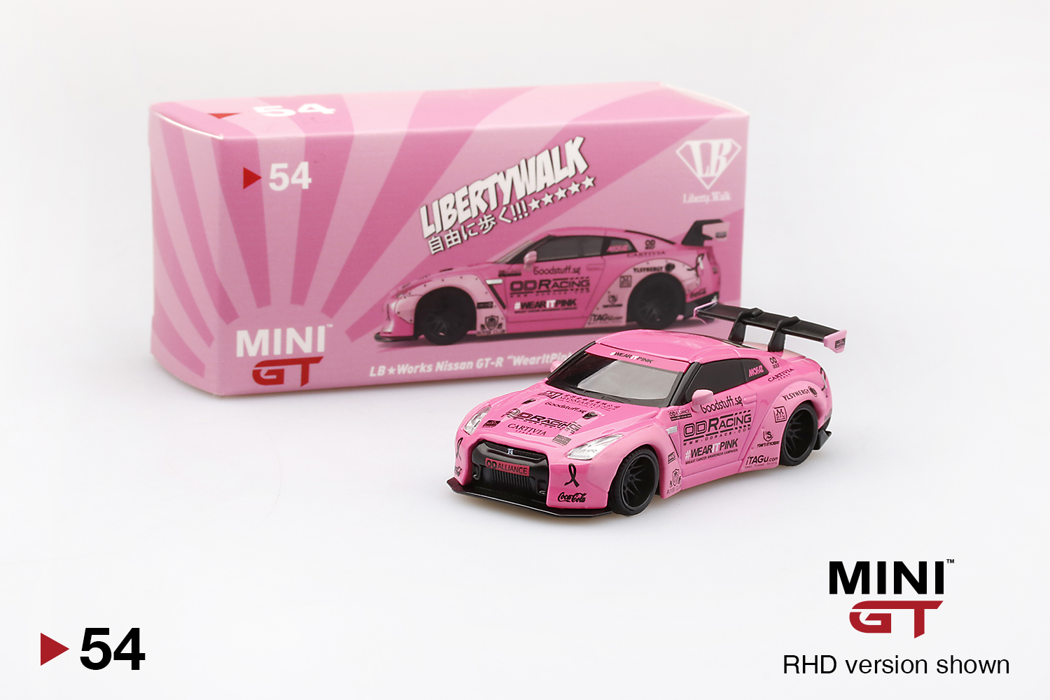 Lb Works Nissan Gt R R35 Wearitpink Breast Cancer Awareness Type 1 Rear Wing Ver 1 Mini Gt Wiki Fandom