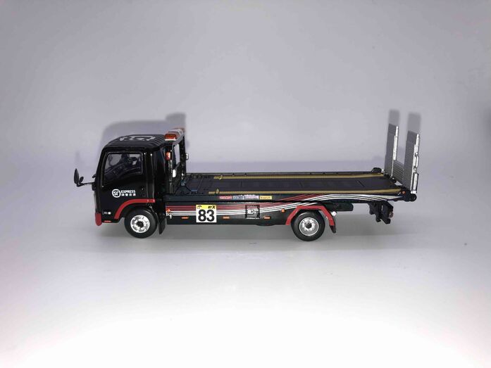 ミニカー MINIGT Isuzu NSeries Vehicle Transporter Mini GT Isuzu N-Series Vehicle Transporter LBWK Blk 1:64