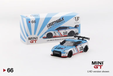 Mini GT 1/64 TSM Liberty Walk Isuzu Serie N Transporter - Bianco, MGT00356-R