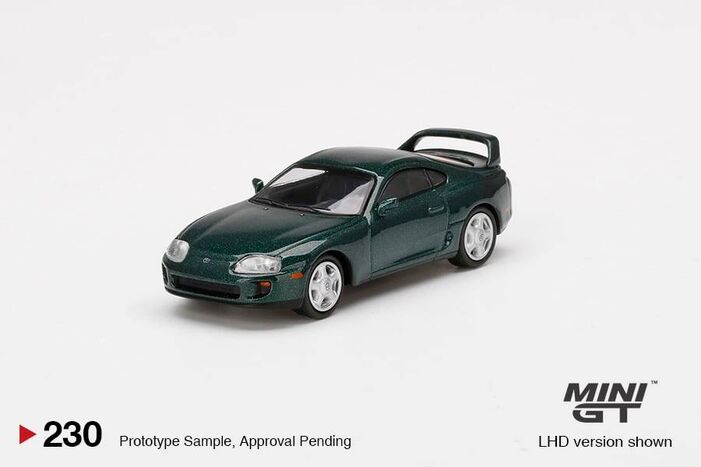 Toyota Supra Dark Green Pearl Metallic MINI GT Wiki Fandom