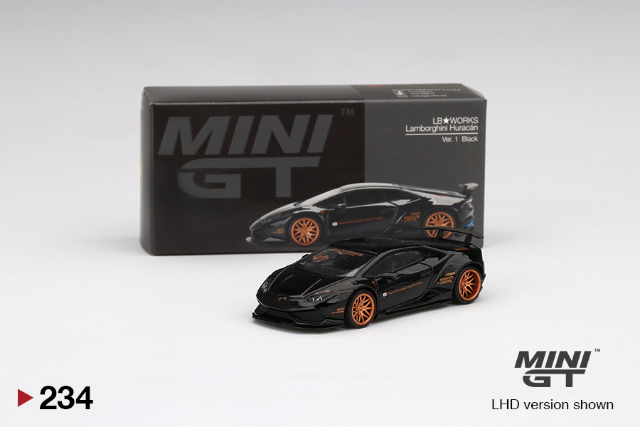 LB☆WORKS Lamborghini Huracán ver.1 Black | MINI GT Wiki