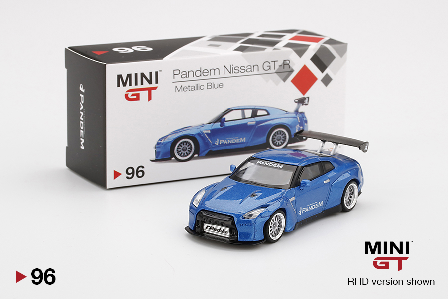 Pandem Nissan Gt R R35 Metallic Blue Gt Wing Mini Gt Wiki Fandom