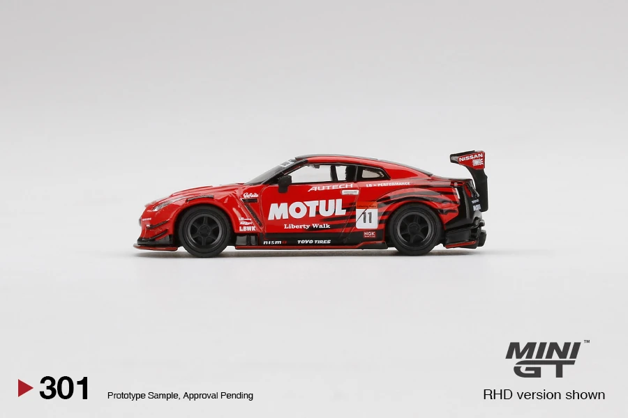 LB★WORKS Nissan GT-R R35 Type 2, Rear Wing ver 3 Infinite MOTUL | MINI ...