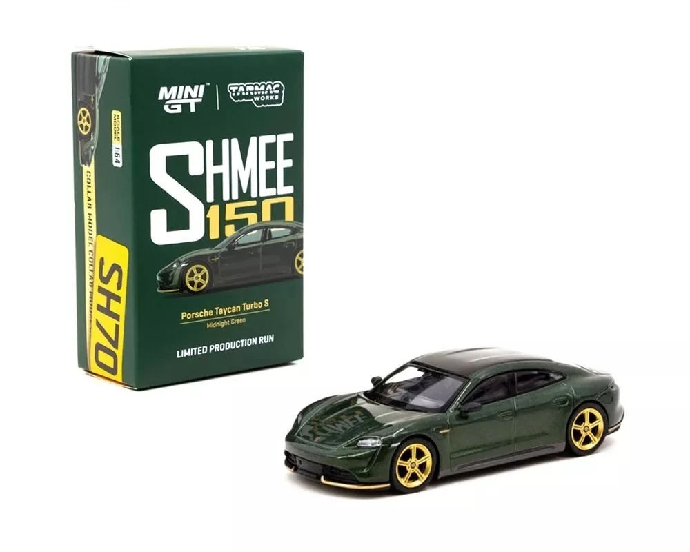Porsche Taycan Turbo S Midnight Green Shmee150 Collection