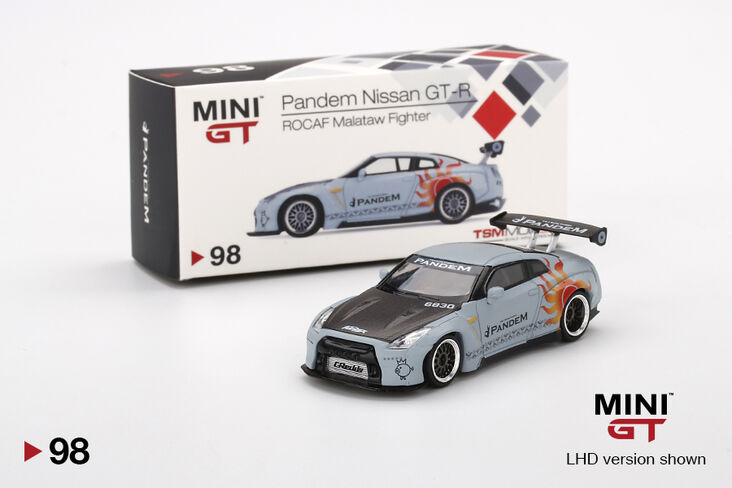 Mini GT - Pandem Nissan GT-R Velocity Blue #93 MGT00093