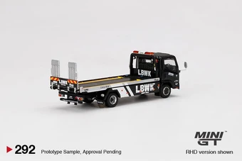 Isuzu N-Series Vehicle Transporter LBWK Black | MINI GT Wiki | Fandom