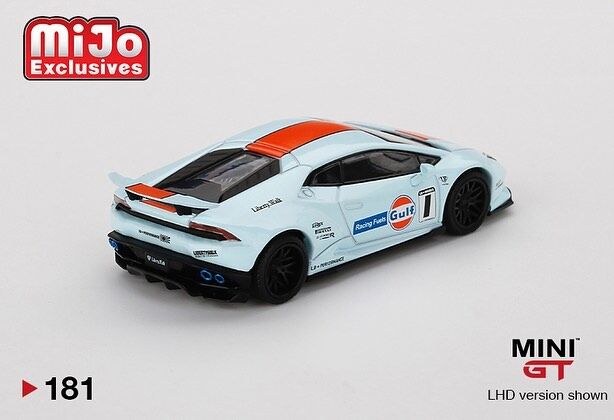 LB☆WORKS Lamborghini Huracán Ver.1 Gulf | MINI GT Wiki | Fandom
