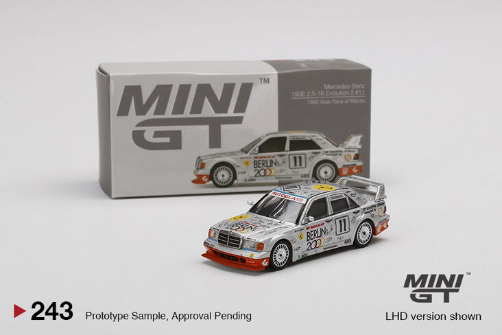 1/43 メルセデス190E 2.5-16 エボII #10 1992 マカオ 1/43 メルセデス190E 2.5-16 エボII #10 1992 マカオ