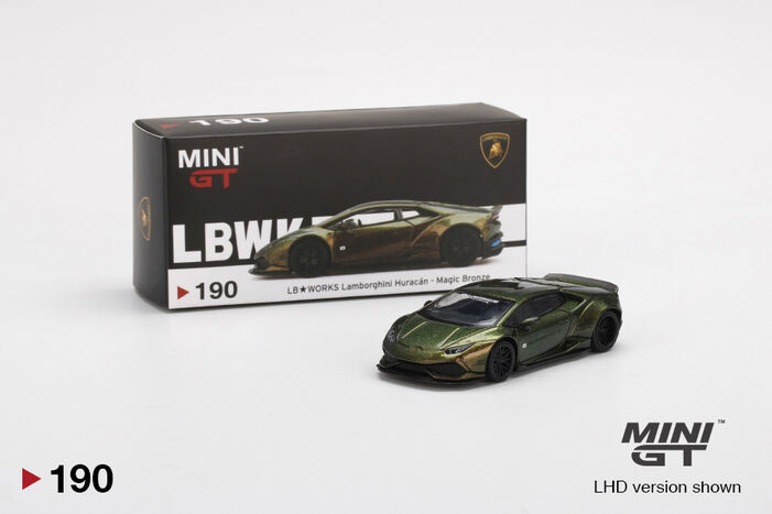 LB☆WORKS Lamborghini Huracán ver. 2 Magic Bronze | MINI GT Wiki