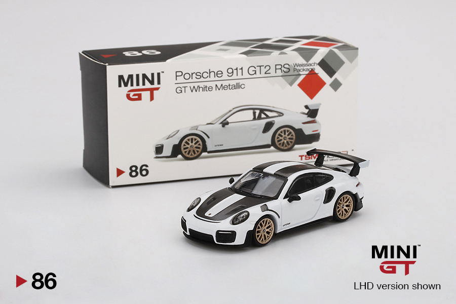 Porsche 911 GT2 RS Weissach Package White | MINI GT Wiki