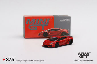 LB☆WORKS Lamborghini Huracán ver. 3 Red | MINI GT Wiki | Fandom