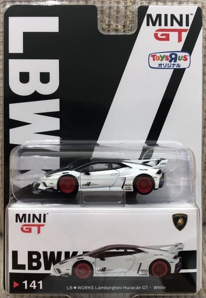 LB☆WORKS Lamborghini Huracán GT White 141 | MINI GT Wiki
