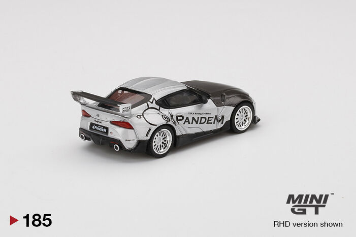 Pandem Toyota GR Supra V1.0 Silver 185 | MINI GT Wiki | Fandom