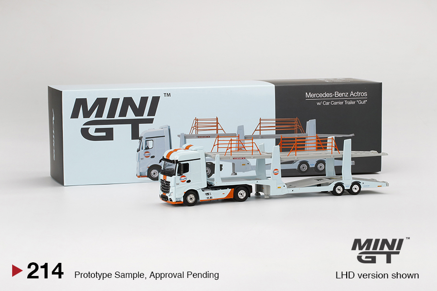MINI GT 1/64 メルセデス ベンツ アクトロス 40ftコンテナ