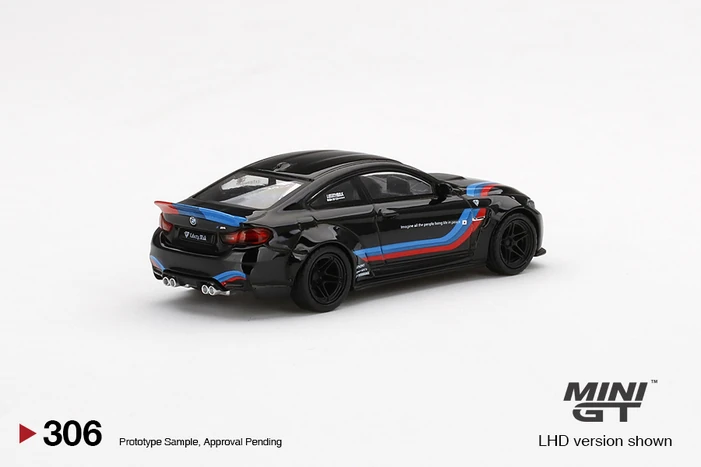 LB☆WORKS BMW M4 Black W/ M Stripe | MINI GT Wiki | Fandom