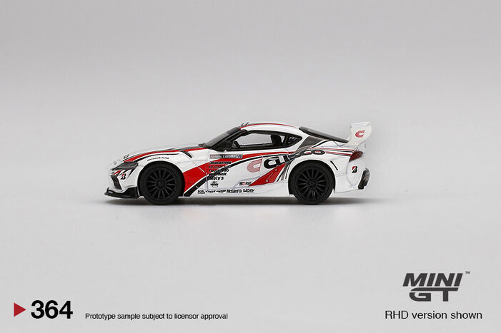 MINI GT 201 Pandem Toyota GR Supra V1.0 White RHD - Toyeast