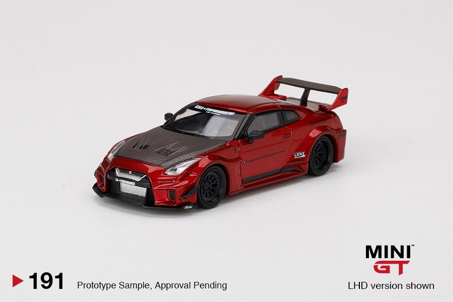 LB-Silhouette WORKS GT NISSAN 35GT-RR Ver.1 Lava Red | MINI GT