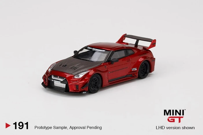 LB-Silhouette WORKS GT NISSAN 35GT-RR Ver.1 Lava Red | MINI GT