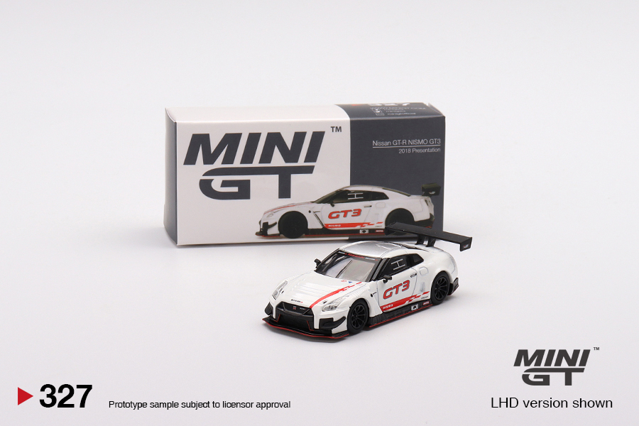 ミニカー MINI GT Nissan GT-R NISMO GT3 2018 327 Nissan GT-R NISMO GT3 2018 Presentation | MINI GT Wiki | Fandom