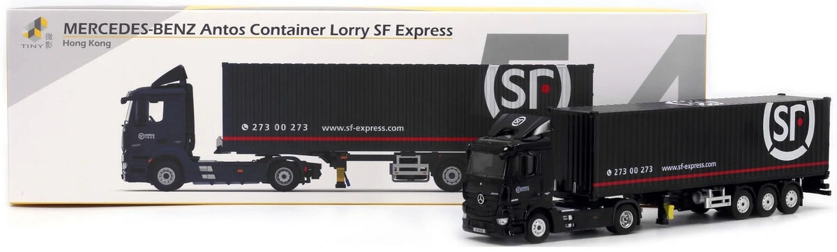 お得セット Container Antos Mercedes-Benz Lorry Kong Hong - Express SF 建設車両、作業車