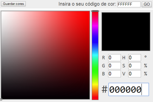 Tabela de cores HTML: códigos para aplicar cores