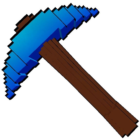 minecraft pickaxe transparent