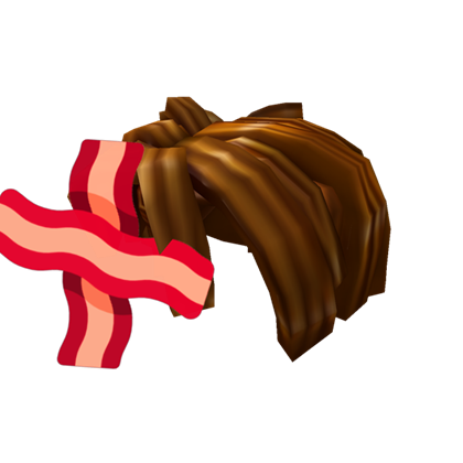 Bacon Hair - bacon hair roblox bacon hair noob png image with transparent background toppng