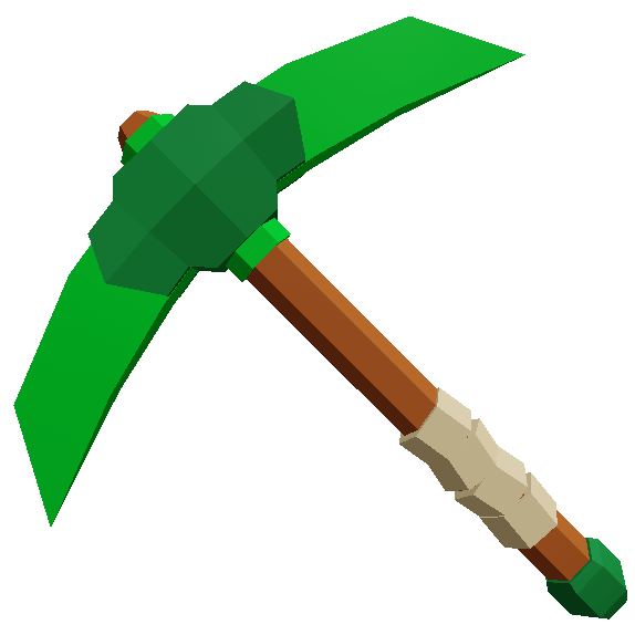 emerald pickaxe minecraft