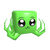 Green octopus