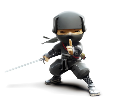 Hiro from the amazing game Mini Ninjas