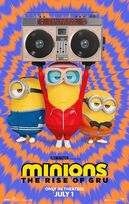 Minions The Rise of Gru poster