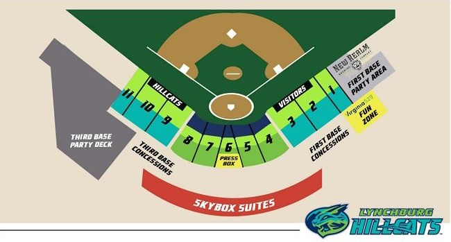 Seating Map, George M. Steinbrenner Field