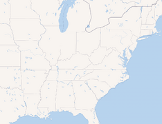 International League Teams Map map image