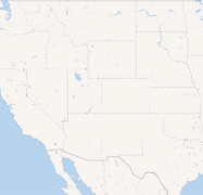 Pacific Coast League Teams Map map image