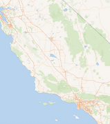 California League Teams Map map image