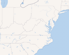 South Atlantic League Teams Map map image