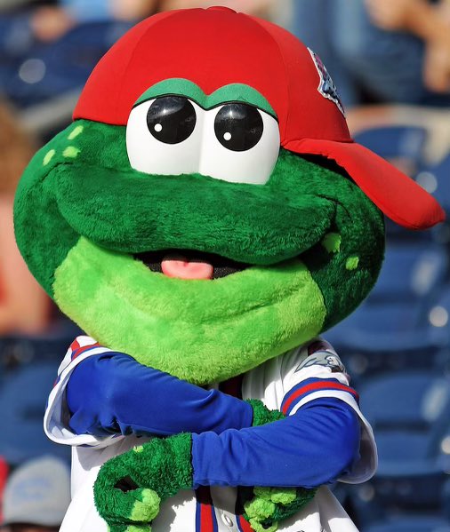 2014 Greenville Drive Reedy Rip It Mascot