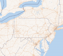 MLB Draft League Teams Map map image