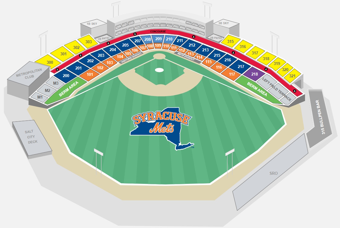 minor league baseball parks map