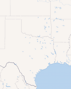 Texas League Teams Map map image