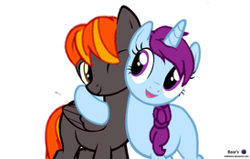 Loony y su amiga Starlight (hecho por Choco Cat)