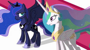 640px-Luna and Celestia discuss Twilight S3E01