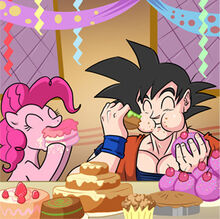 Pinkie pie Goku