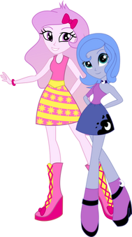 Luna y Celestia jovenes