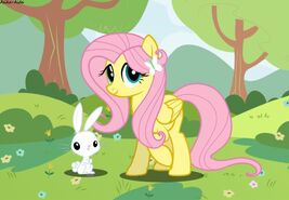 Fluttershy and ángel