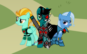 Lightning Dust, Sykor y Trixie