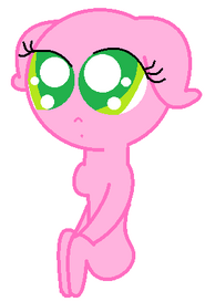 Anthro pony base big eyes chibi